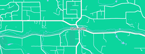 Map showing the location of Hillstone Plumbing & Gas in Stoneville, WA 6081