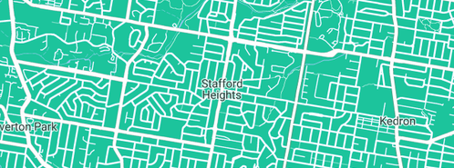 Map showing the location of Hanley Browne Plumbing in Stafford Heights, QLD 4053