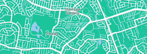 Map showing the location of Gme Plumbing in Stanhope Gardens, NSW 2768