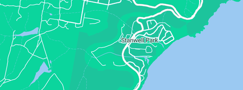 Map showing the location of Plumdcare Australia in Stanwell Park, NSW 2508