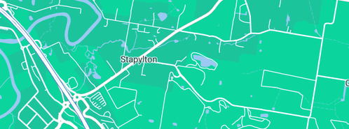 Map showing the location of Brown & Moodie in Stapylton, QLD 4207