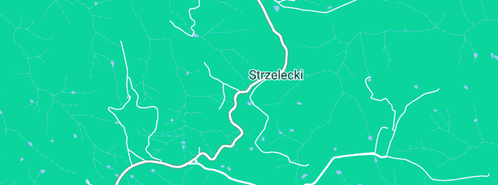 Map showing the location of Alpurna Drainage Pty Ltd in Strzelecki, VIC 3950