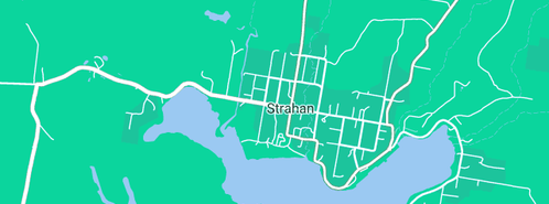 Map showing the location of Wild Rivers Jet in Strahan, TAS 7468