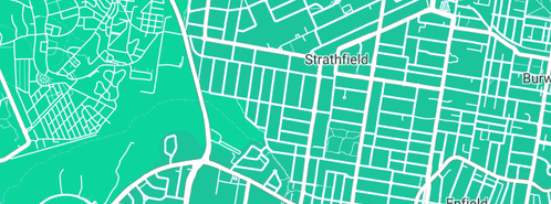 Map showing the location of Ljm Plumbing in Strathfield, NSW 2135