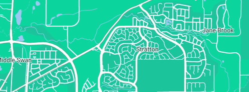 Map showing the location of Hillview Plumbing & Gas in Stratton, WA 6056