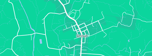 Map showing the location of Stroud Plumbing and Gas in Stroud, NSW 2425