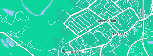 Map showing the location of John Lee Plumbing & Pumping in Summerhill, TAS 7250