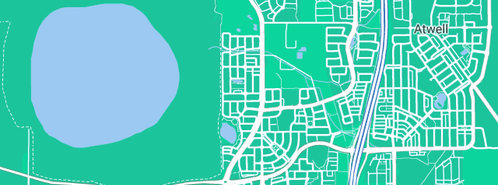 Map showing the location of Three60 Plumbing & Gas in Success, WA 6164