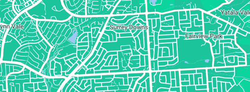 Map showing the location of Taps Fixed Pronto! in Surrey Downs, SA 5126