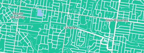 Map showing the location of Sheridan Plumbing And Gasfitting in Syndal, VIC 3149