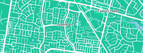 Map showing the location of Hillside Plumbing & Gasfitting Service in Sydenham, VIC 3037