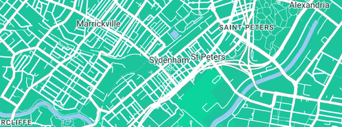 Map showing the location of Off Tap Plumbing Pty Ltd | Plumber Sydney in Sydenham, NSW 2044